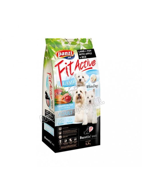 FitActive White Dogs kutyaeledel / Bárány-Hal 1,5 kg