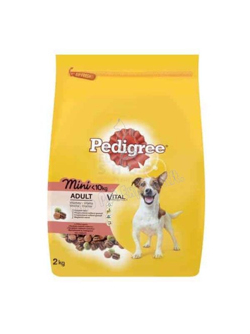 PEDIGREE Mini Adult szárazeledel marhahússal és zöldségekkel 2 kg