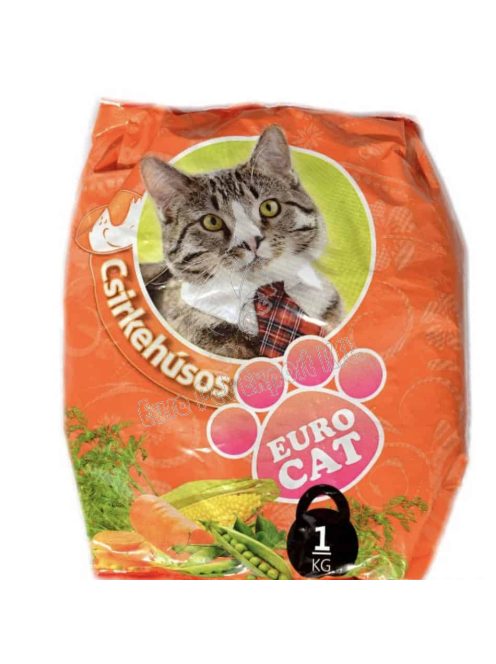 EURO CAT Száraz táp - csirkés 1kg