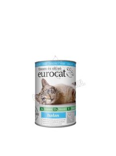 EURO CAT Macskaeledel konzerv Halas 415g