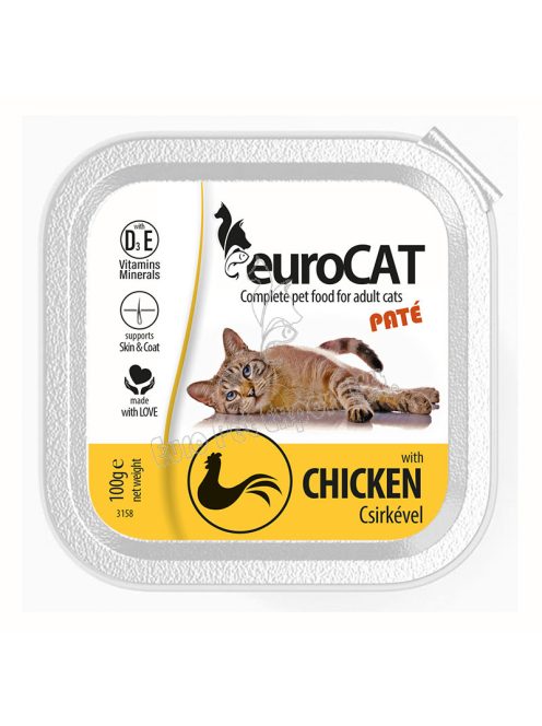 EURO CAT ALUTÁLKA PATÉ 100G CSIRKE