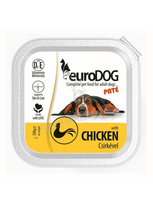 EURO DOG ALUTÁLKA PATÉ 300G CSIRKÉS 