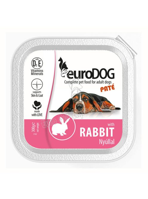 EURO DOG ALUTÁLKA PATÉ 300G NYULAS 