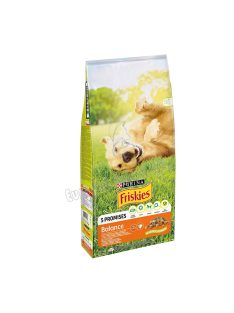   FRISKIES Balance száraz kutyaeledel csirkével és zöldségekkel 15kg