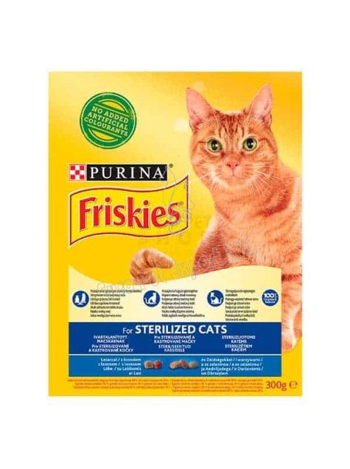 FRISKIES Sterilised Csirke-Zöldség 300g