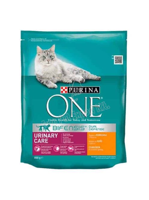 PURINA ONE Urinary Care Csirkében és Búzában gazdag 800g