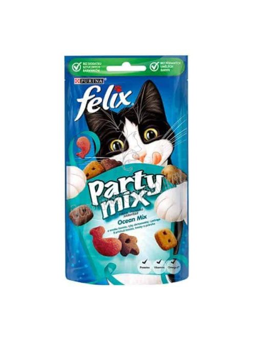 FELIX Party Mix 60g Ocean Mix - Ízletes jutalomfalat macskáknak