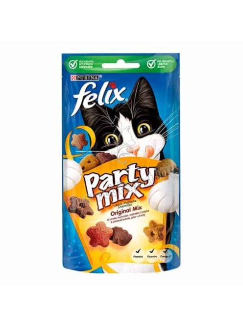 FELIX Party Mix 60g Original - Ízletes jutalomfalat macskáknak