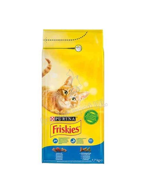 FRISKIES Száraz macskaeledel - Lazacos 1,7kg