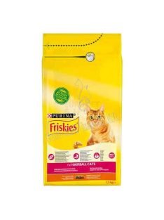 FRISKIES HAIRBALL - Csirkével és zöldségekkel 1,5kg