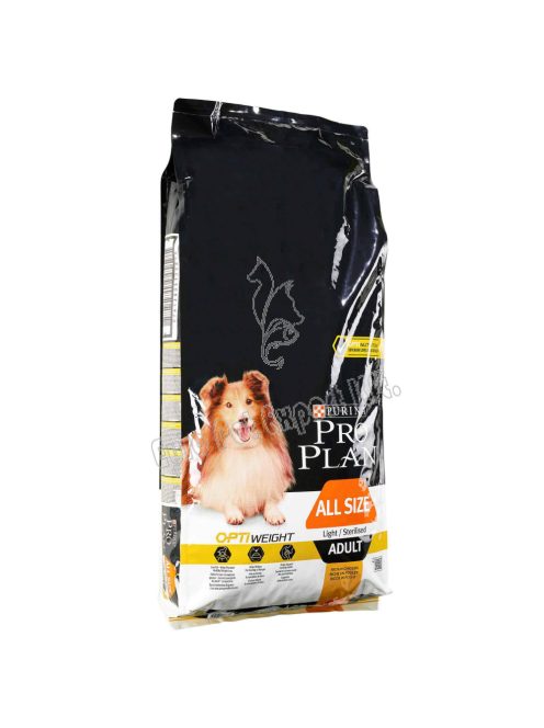 Pro Plan Light/Sterilised Optiweight kutyaeledel 14 kg