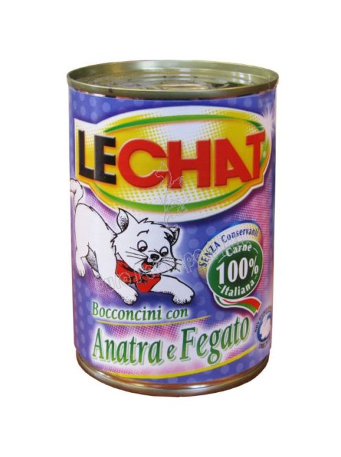 LECHAT PREMIUM Konzerv Kacsahússal-Májjal 400g