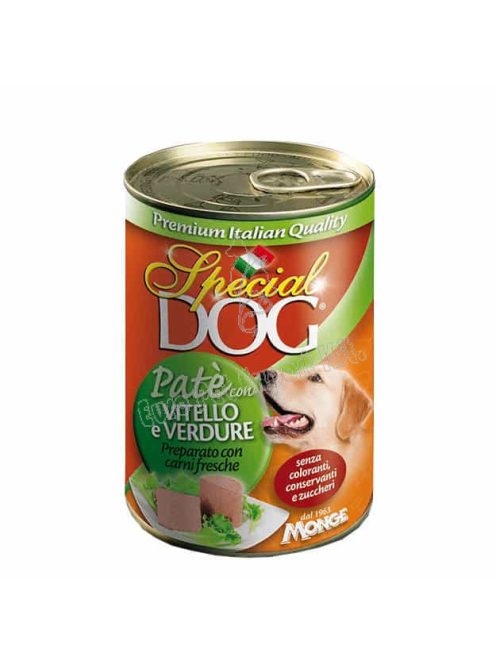 SPECIAL DOG Konzerv Pástétom borjúhússal és zöldségekkel 400g