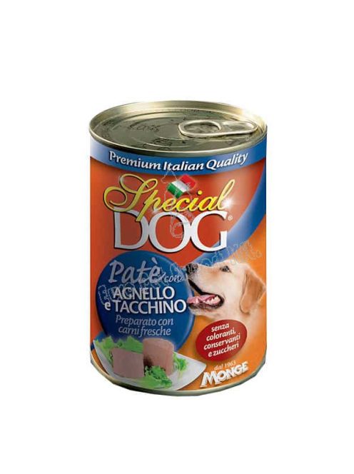 SPECIAL DOG Konzerv Bárányhússal és Pulykával 400g