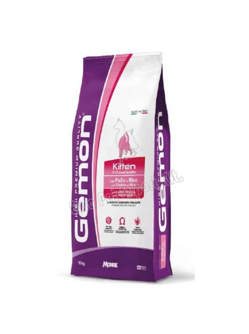 GEMON Cat Kitten Csirkével és rizzsel 10Kg