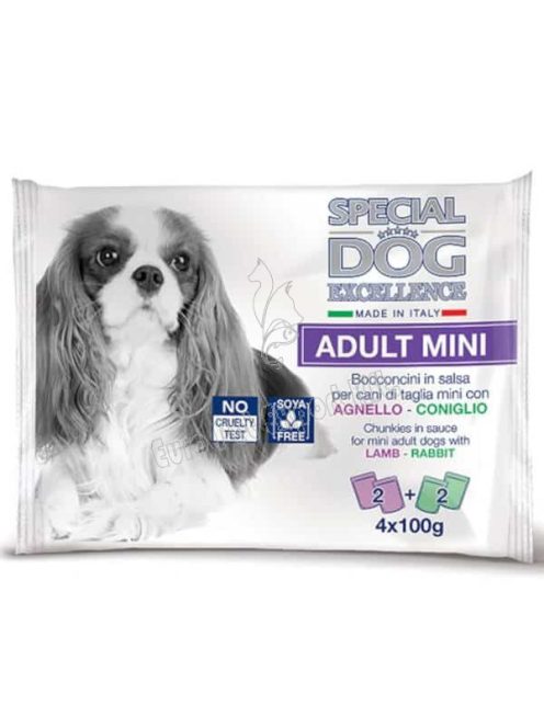 Monge Special Dog Excellence Mini Adult bárány/nyúl multi pack 4x100g