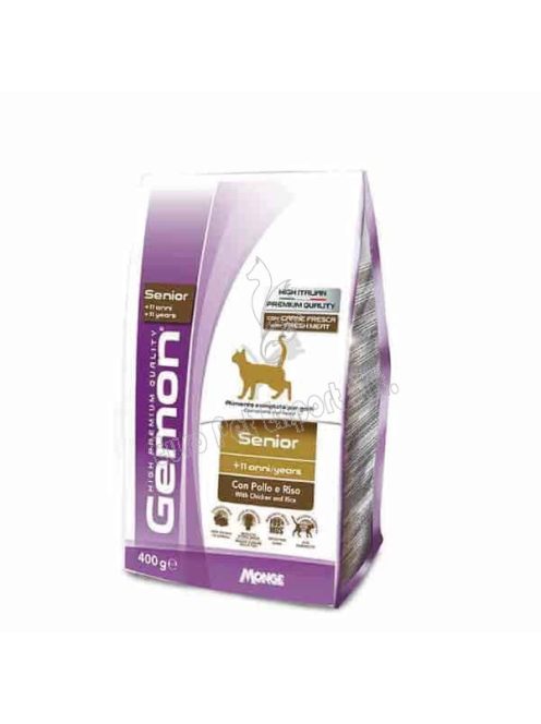 GEMON Cat Senior Csirke-Rizs 400g