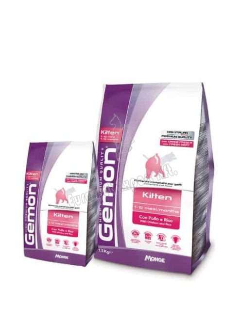 GEMON Cat Kitten Csirkével és rizzsel 1,5kg