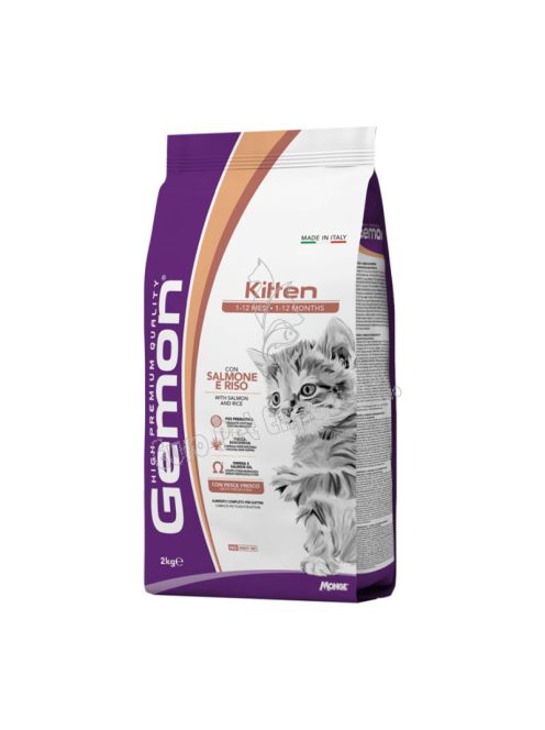 GEMON CAT DRY KITTEN 2KG LAZAC-RIZS