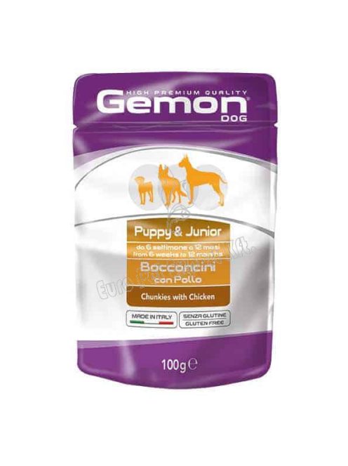 Gemon Dog Alutasakos Puppy & Junior Csirkével 100g