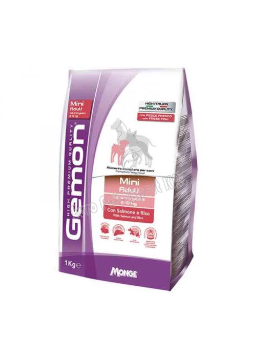 Gemon Dog Mini Adult Lazac és rizs 3kg