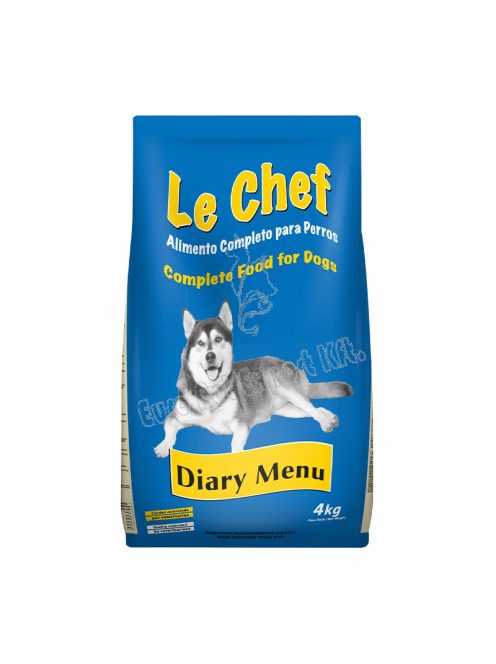 LE CHEF DOG DIARY (26/10) 4KG