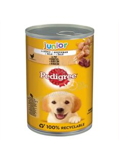   Pedigree Junior konzerv csirkehússal aszpikban kölyökkutyák számára 400g